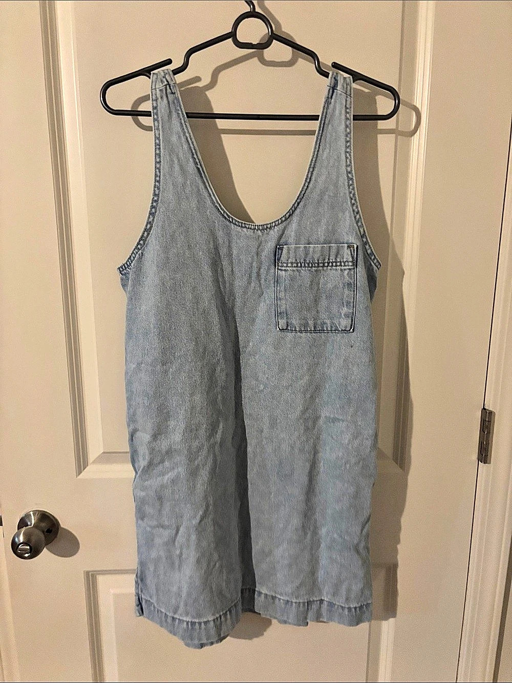 Universal Thread Women's Mini Sleeveless Denim Dress Blue XS